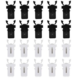 YSJCHEBS Pack of 20 Self-Locking Snap Latches, Spring Locks, Bin Lid Locks, Bin Parts