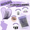 Lash Clusters Natural Cluster Eyelash Extensions 156 PCS Eyelash Clusters