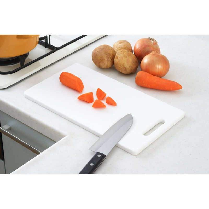 Yoshikawa 5005151 Cutting Board, Antibacterial, M, Heat Resistant to 248°F