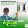 Pickleball Medal Holder – 15.5” x 5.5” Wall-Mounted Metal Display