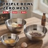 Gronivex Stainless Steel Mixing Bowls, Three nested Large Mixing Bowls