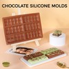 Fimary Chocolate Bar Mold - Non-Stick Chocolate Molds, Food Grade