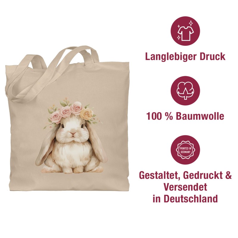 Shirtracer - Cotton Bag - Easter Gift - Cute Rabbit