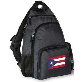 Puerto Rico Flag Backpack Cross Body Puerto Rico Sling Bag