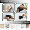 LINFIDITE 2 Pack Adhesive TV Remote Control Holder Wall Mount