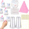 VioraWhite 60 Pcs Funny Baby Shower Diaper Games Activities Kits