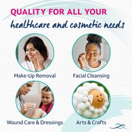 Lil-Lets Cotton Wool Roll, 500g, Certified Organic, 100% Pure Cotton Wool, Super Soft and Absorbent, Gentle on Skin, Dermatologically Tested, for Wound Care and Dressings, Extra Large Pack