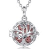 INFUSEU Aromatherapy Necklaces for Women Essential Oil Diffuser Jewelry Lava
