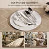 KINGSTONE 20 Piece Teardrop Silverware Set for 4, 18/10 Stainless