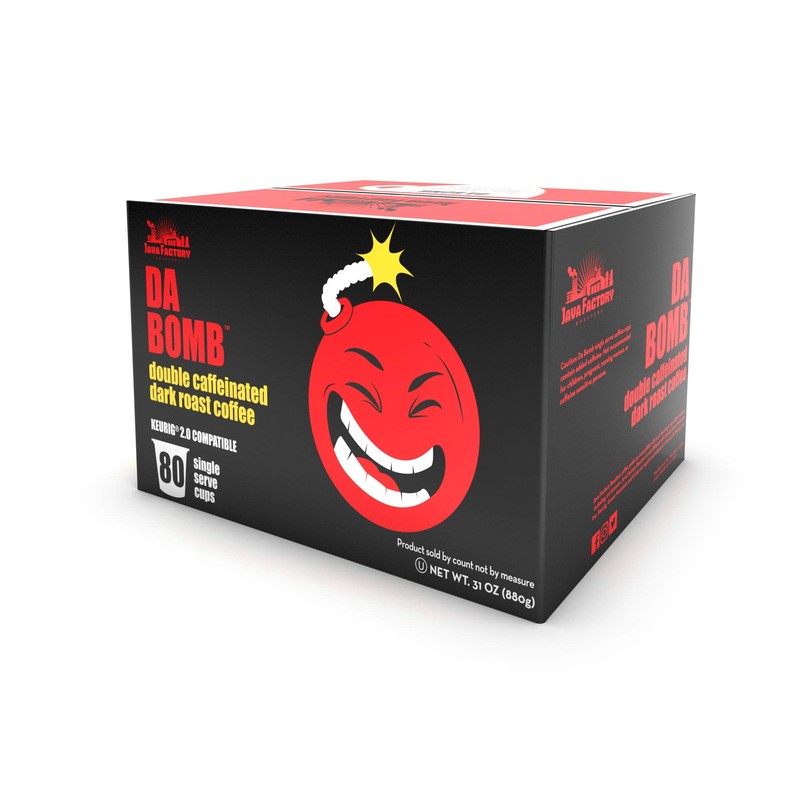 Java Factory Coffee Pods High Caffeine Coffee Compatible with K