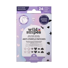 Wild Stripes - Anti-Pimple Patches Holo Clear - Pimple Plasters with Salicylic Acid for Targeted Day & Night Care - Quick & Effective - Anti Pimples & Blackheads - Skin Care for Blemished Skin - Pack