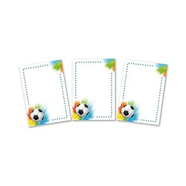 12 Mini Notepads Football Party Bags for Children's Birthday Party Favours for Boys Boys Birthday Boys A7 Format