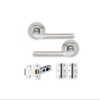 Infinity Decor Dual Tone T Bar Lever on Round Rose