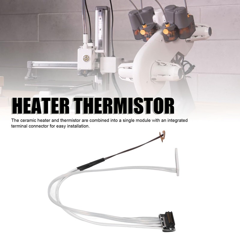 Thermistor and Ceramic Heater 3D Printer 24V 80W Ceramic Heating