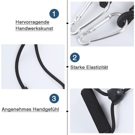 Elastic Bungee Ropes, Vibration Plate Expander Bands, Resistance Bands, Aid Bands, Fitness Exercise Bands for Weightlifting, Strength Training, Muscle Building