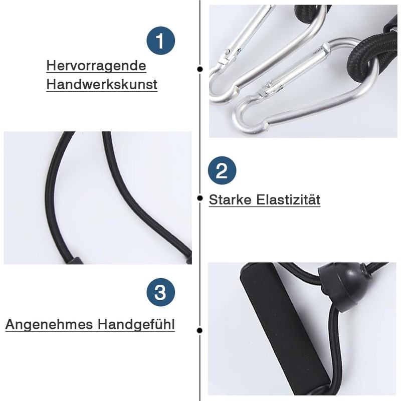 Elastic Bungee Ropes, Vibration Plate Expander Bands, Resistance Bands, Aid