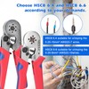 HSC8 6.4 0.25-10mm² AWG23-7 Crimping Pliers and YE-1R 0.2-6.0mm² Stripping