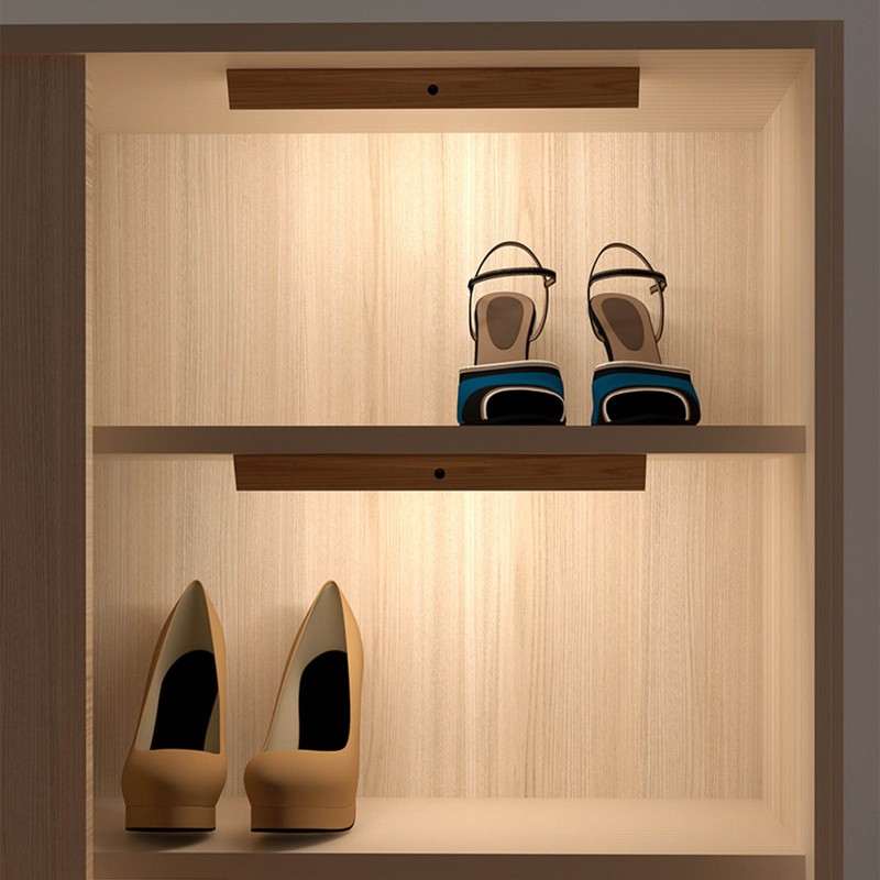 Under Cabinet Light Wooden 3000K Wireless Motion Sensor USB Rechargeable