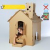 9 Pack A3 Corrugated Cardboard Sheets - Thick Kraft Card