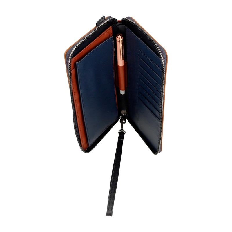 Anekke Contemporary RFID Passport Wallet XXL Multicoloured, Colourful, rfid wallet