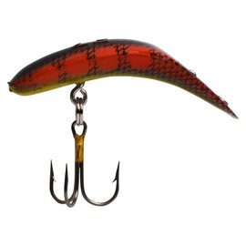 Yakima Bait Flatfish F-6 High Action Plug, 2-Inch, Perch Scale
