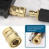 Be In Your Mind 2Pcs Pressure Washer Coupler 1/4" Female