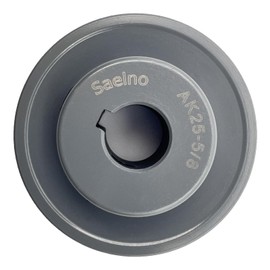 Saelno AK25-5/8 Sheaves,v Belt Pulley 5/8 inch bore 2.5" OD,Motor Pulley Cast Iron for A 3L 4L V-Belts,AK2558 Pulley