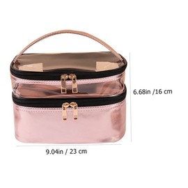 Baluue Travel Toiletry Bag Makeup Travel Bag Safe Portable Storage for Cosmetics Toiletries