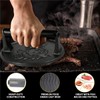 Heavy Duty Cast Iron Burger Press Kit for Smash Burgers