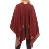 Sakkas 1928 - Lupe Womens Reversible Poncho Wrap Cape Shawl
