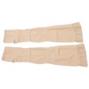 3XL Beige Open Toe Compression Stockings Thigh High 23‑32mmHg Toeless