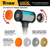 Titan DBX 63632 28oz Dead Blow Hammer with Interchangeable Polyurethane