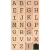 Artemio 2 cm Alphabet Großbuchstaben Briefmarken Set