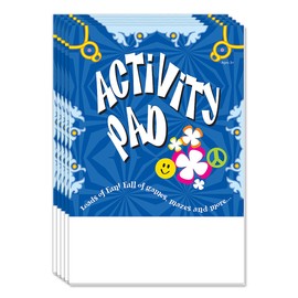 ZOCO - Mini Activity Pads (50 Bulk Pack Without Crayons) - Party Favors, Goodie Bag Stuffers, Games, Puzzles, Word Search, Mazes, Activities for Kids