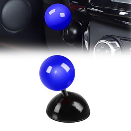 Car Push to Start Button Rocker, Car One Button Start Lever, Car Engine Start Stop Button Joystick, Full Metal Ball-Bar Automotive One-Touch Start Button Starter Cover Decorative Accessories (Blue)