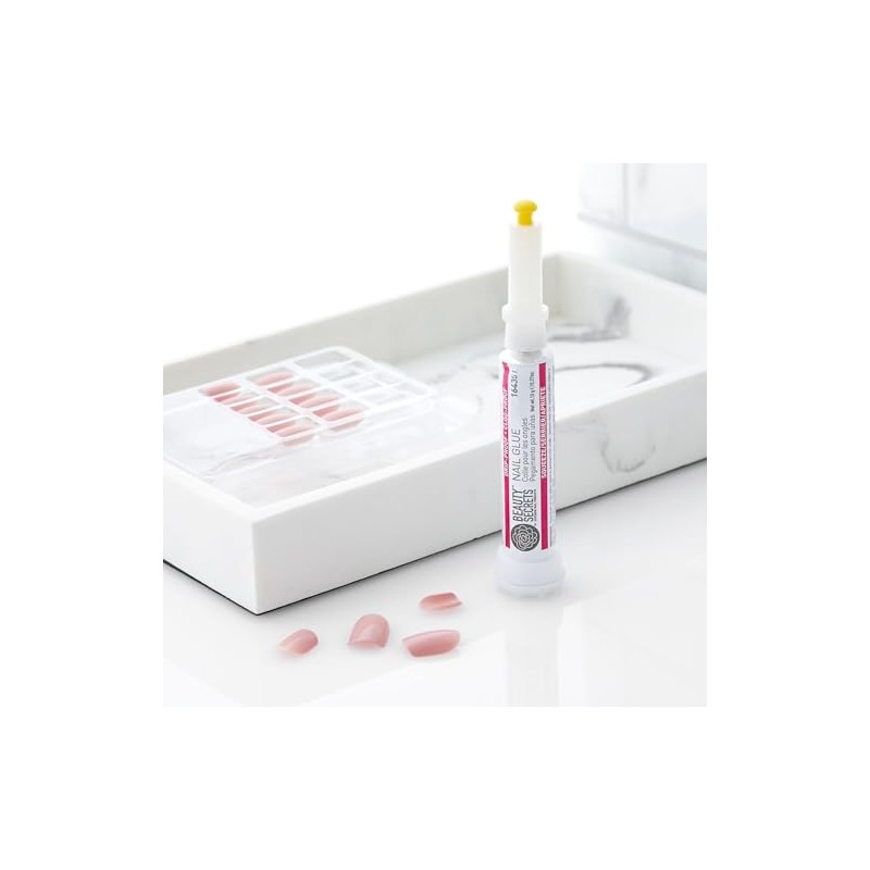 Beauty Secrets Nail Glue, Drip & Clog Proof, 6 Pack