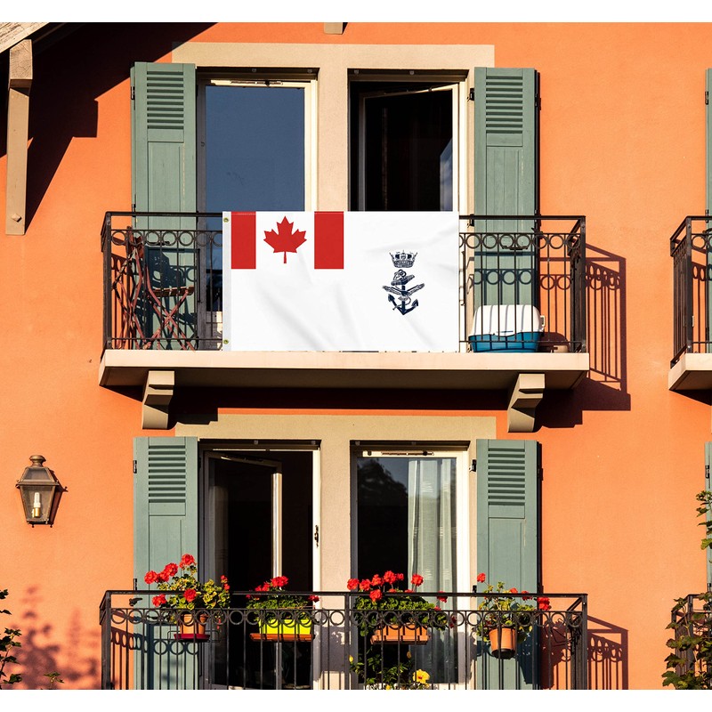 3×5 FT Canada Naval Force Flag, Large 100D Canadian Royal