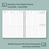POPRUN Academic Planner 2025-2026 (July 2025-June 2026), Daily Weekly and