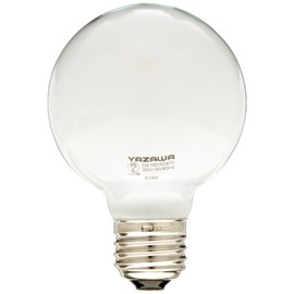 ヤザワコーポレーション ボール電球 60W形 径70mm ホワイト GW100V57W70