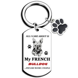 French Bulldog Gifts Frenchie Dog Accessories Frenchie Decor Dog Lovers Gifts for Women Mother's Day Gift Purse Charms for Handbags Funny Birthday Christmas Gift Key Chains Women Cute