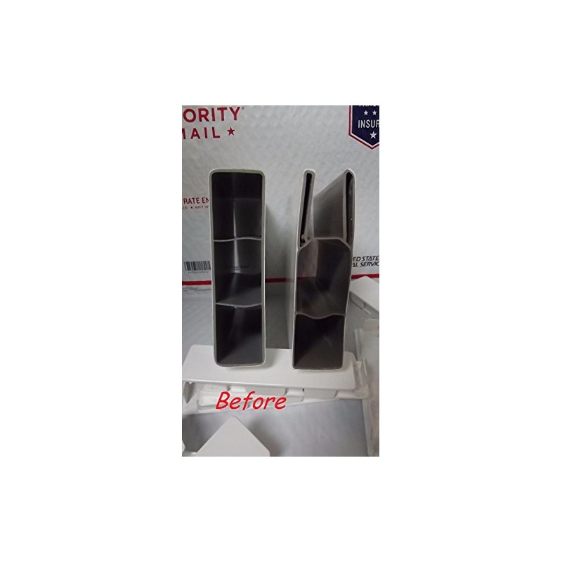 1.5" x 5.5" PVC End Caps for Pocket Rail (12