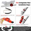 Quick Release Fire Extinguisher Mount - Aluminum Adjustable UTV Roll