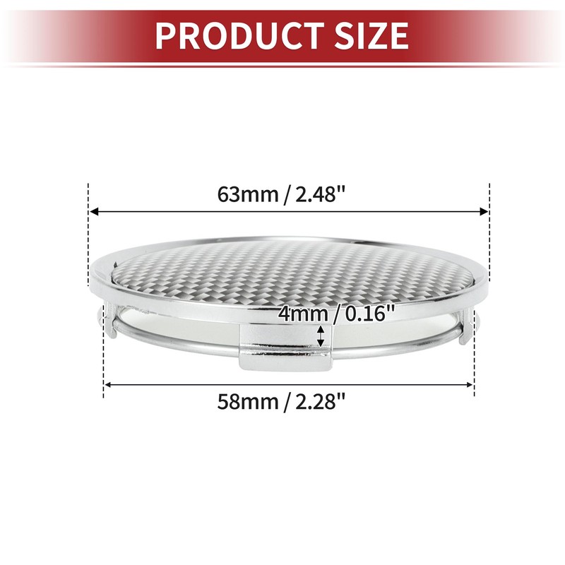 A ABSOPRO Hub Cap 63 mm Wheel Centre Caps Universal
