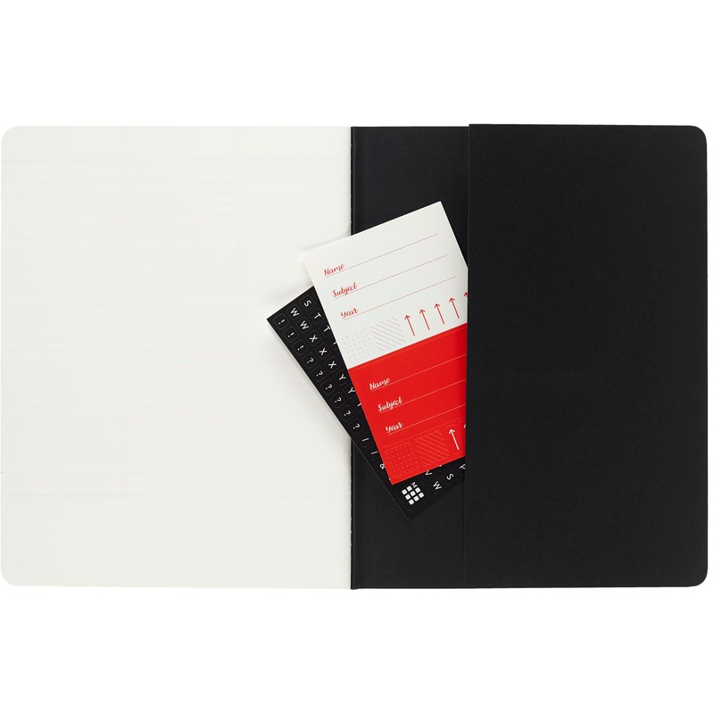 Moleskine X-Large Size 19 x 25 cm Subject Cahier Journal,