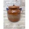 Olla de Barro con tapa Terracota Bean Soup Pot with
