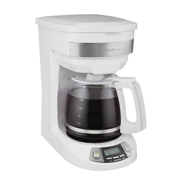 Hamilton Beach 12 Cup Programmable Drip Coffee Maker with 3