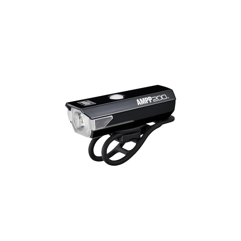CatEye Unisex's AMPP 200 Front Bike Light Safety, Black, One