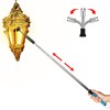 Electric Long Lighter,Retractable Length(11.4in-27.55in),Lgnition Port Can be Rotated 360°,Flameless Electronic