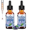 Raw Moringa Liquid Drops 8000 mg, Organic Moringa Oleifera Leaf