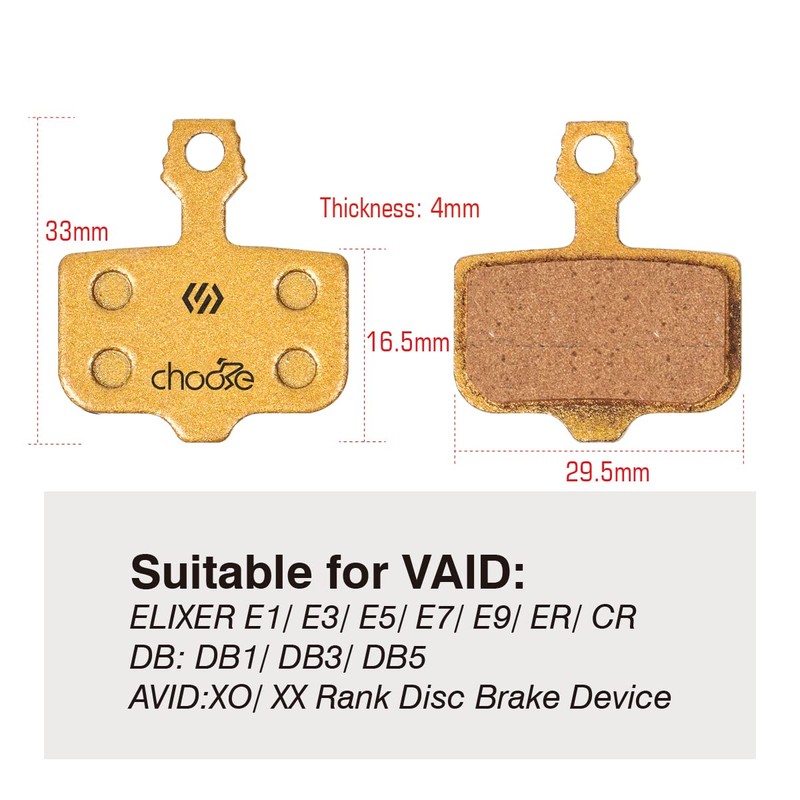 Chooee Brake Pads for Avid Elixir 1 3 5 7